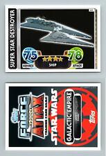 Super Star Destroyer #89 Star Wars Force Attax The Force Awakens 2016 Topps Card