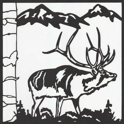 Elk svg file for - file,