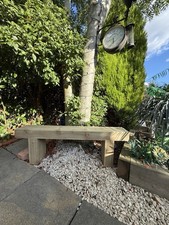 Wooden Rustic 3-Seater Garden