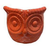 Retro Orange Vintage Owl