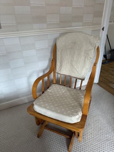 Wooden glider nursing chair - wooden,
