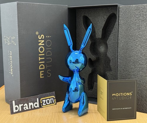 Jeff koons balloon rabbit blue - rabbit,