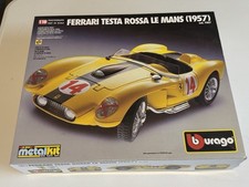 Burago 1:18 Ferrari Testa Rossa Le Mans 1957 Cod.7007 Diecast Metal Car Kit Rare