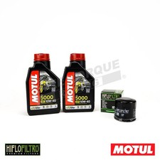 Motul 5000 10W40 2L 4 Stroke Engine Oil and Filter Yamaha XVS 250 Dragster 01-03