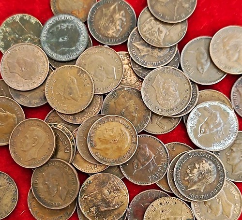 Lot british farthing - lot, of