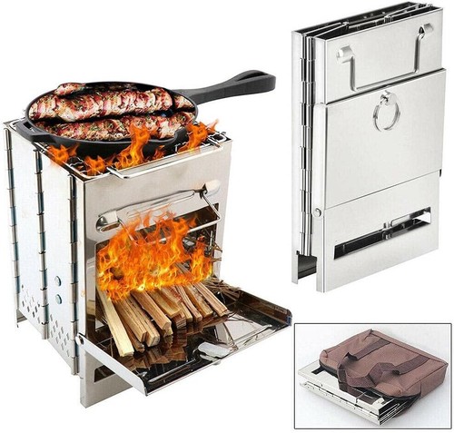 Portable wood burning camping - portable,