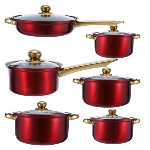 6pcs stainless steel - 6pcs,