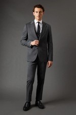 Burton Mid Grey Suit Trousers