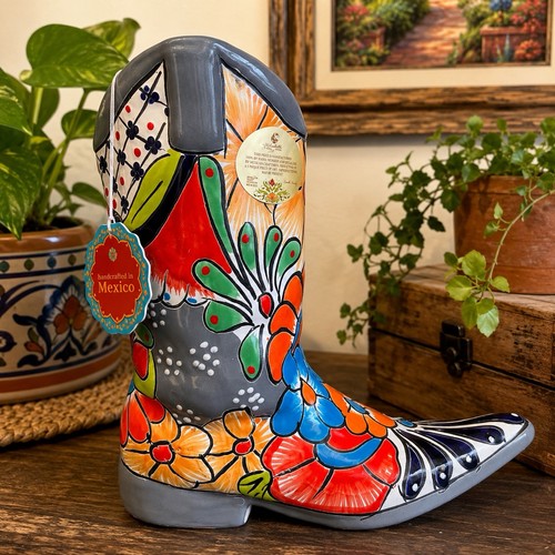 Talavera mexican cowboy - mexican, boot