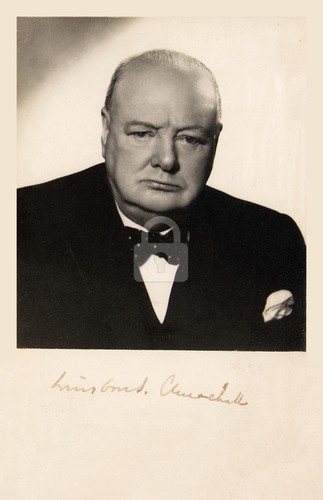 Winston churchill signed - winston,