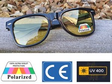 Polarised  Anti Glare Driving Glasses Night Vision Yellow Lens Unisex HD  