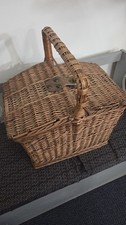 Vintage Wicker Hamper Large