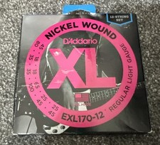 D'Addario EXL170-12 Regular Light Long Scale 12-String Bass Strings 18-45