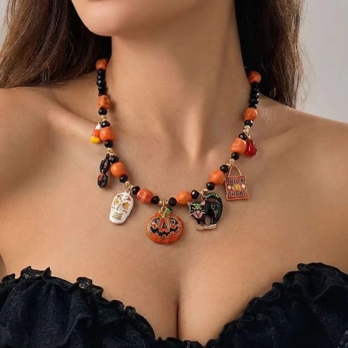 Halloween vintage beaded - halloween,