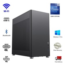 Windows 11 Pro CORE i9 - 12TH GEN, 4TB SSD, 64GB RAM Desktop PC SFF WIFI 4K HDMI