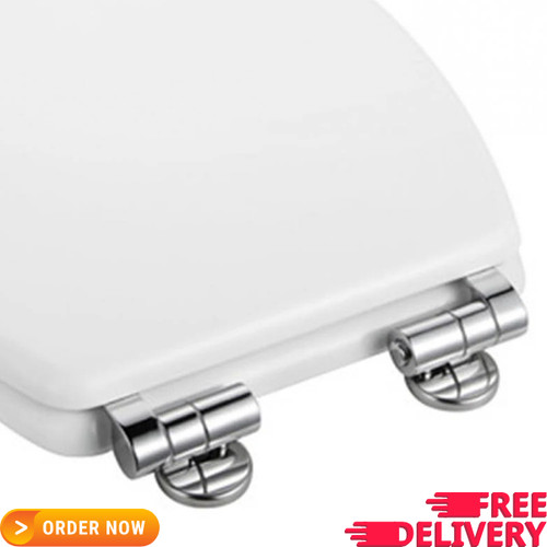 Toilet seat hinges pair - toilet,