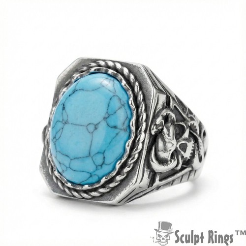 Sculpt rings skull snake - rings™, &