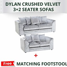 Dylan Silver Crushed Velvet 3