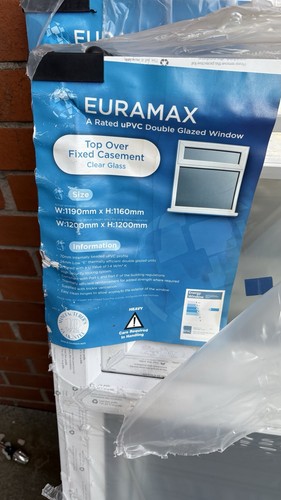 Euramax upvc double - upvc, glazed