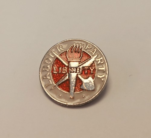 Labour party liberty - labour, enamel