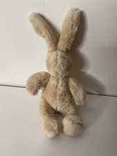 Moulin Roty Basile Et Lola Soft Plush Cuddly Stuffed Toy Bunny Rabbit Beige 