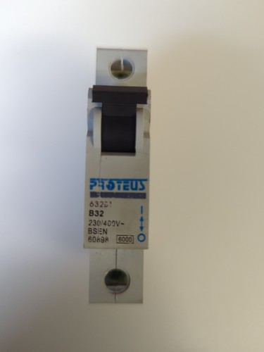 Proteus mcb amp single pole - 32,