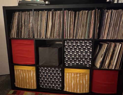 Ikea kallax black cube - black, 12