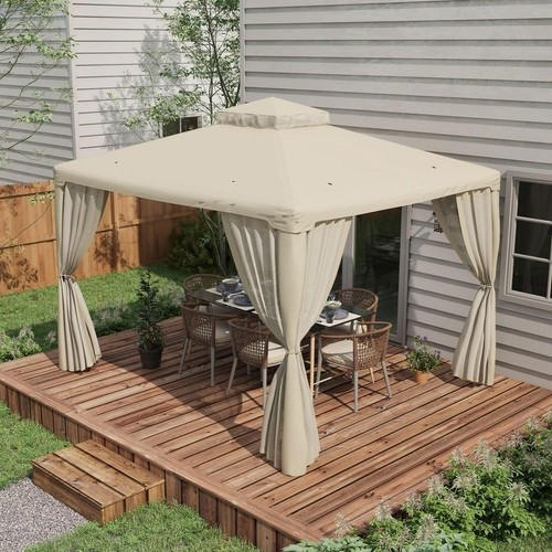 Cream white patio - cream, tier