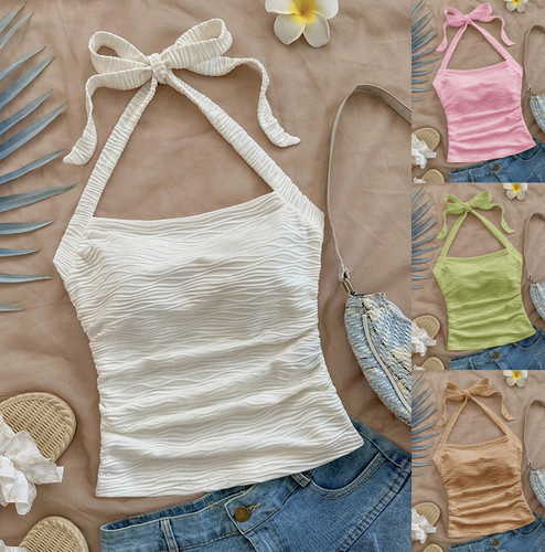 Ladies halter neck - halter, summer