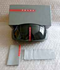 Large Black Prada Glasses Case & Cloth - Boxed - Old Stock / Ex Display Shiny