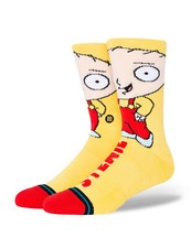 Stance Family Guy Stewie Crew Socks Yellow