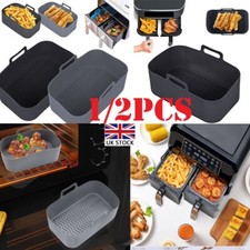 2x Silicone Pot for Air Fryer