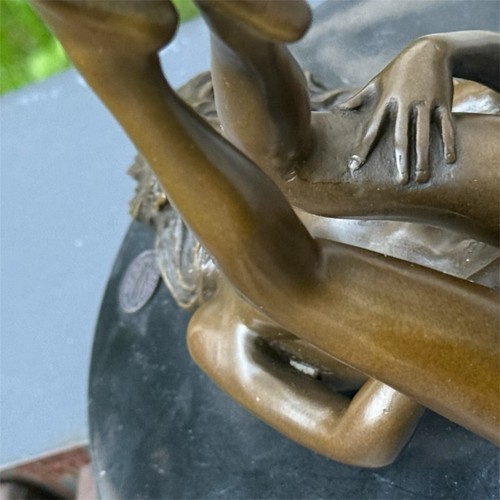 Bronze woman statue - bronze,
