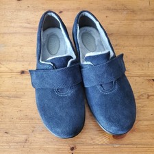 Hotter Wrap Slippers, Navy