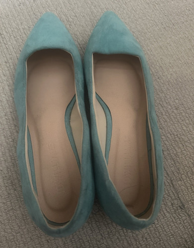Women mint faux suede - mint,