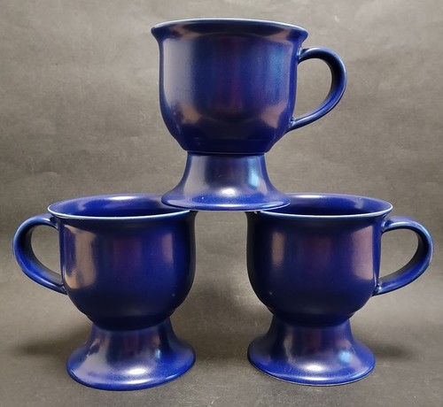 Stoneware blue coffee capocino - stoneware,