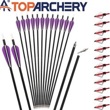 12PCS Archery 32'' Carbon