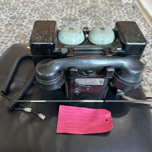 British army field phone - field,