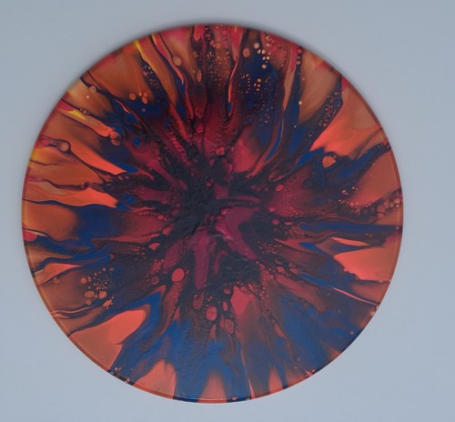 Handmade painting fluid art - painting,