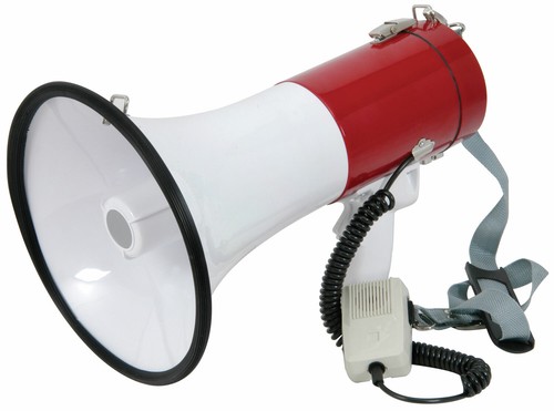 30w megaphone with siren - siren,