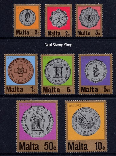 Malta 1972 definitives - malta, decimal