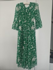 Bennett green white floral - green,