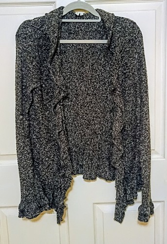 Womens black white ruffled - womens,