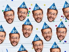 Custom Faces Confetti