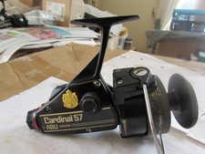 excellent abu sweden cardinal 57 vintage salmon spinning fishing reel