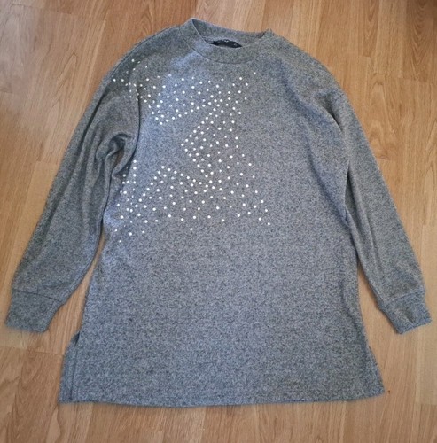 Ladies grey embellished f - embellished, f&f