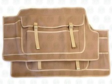 Land Rover Series 1 86" Cab Door Pockets Pair Sand C1047