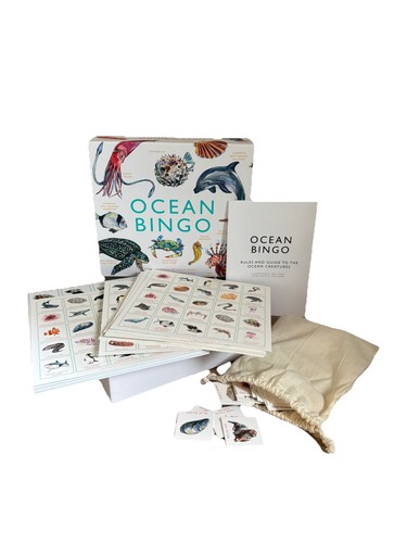 Ocean bingo illustrated by - ocean,