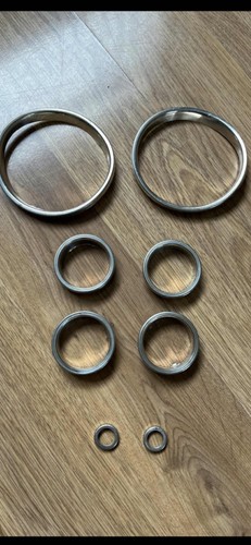 Ford dial clock rings - 6,