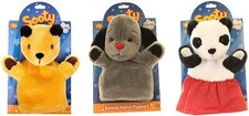 NEW The Sooty Show Hand Puppet Soft Toy Set - Sooty Sweep and Soo 3 Pack